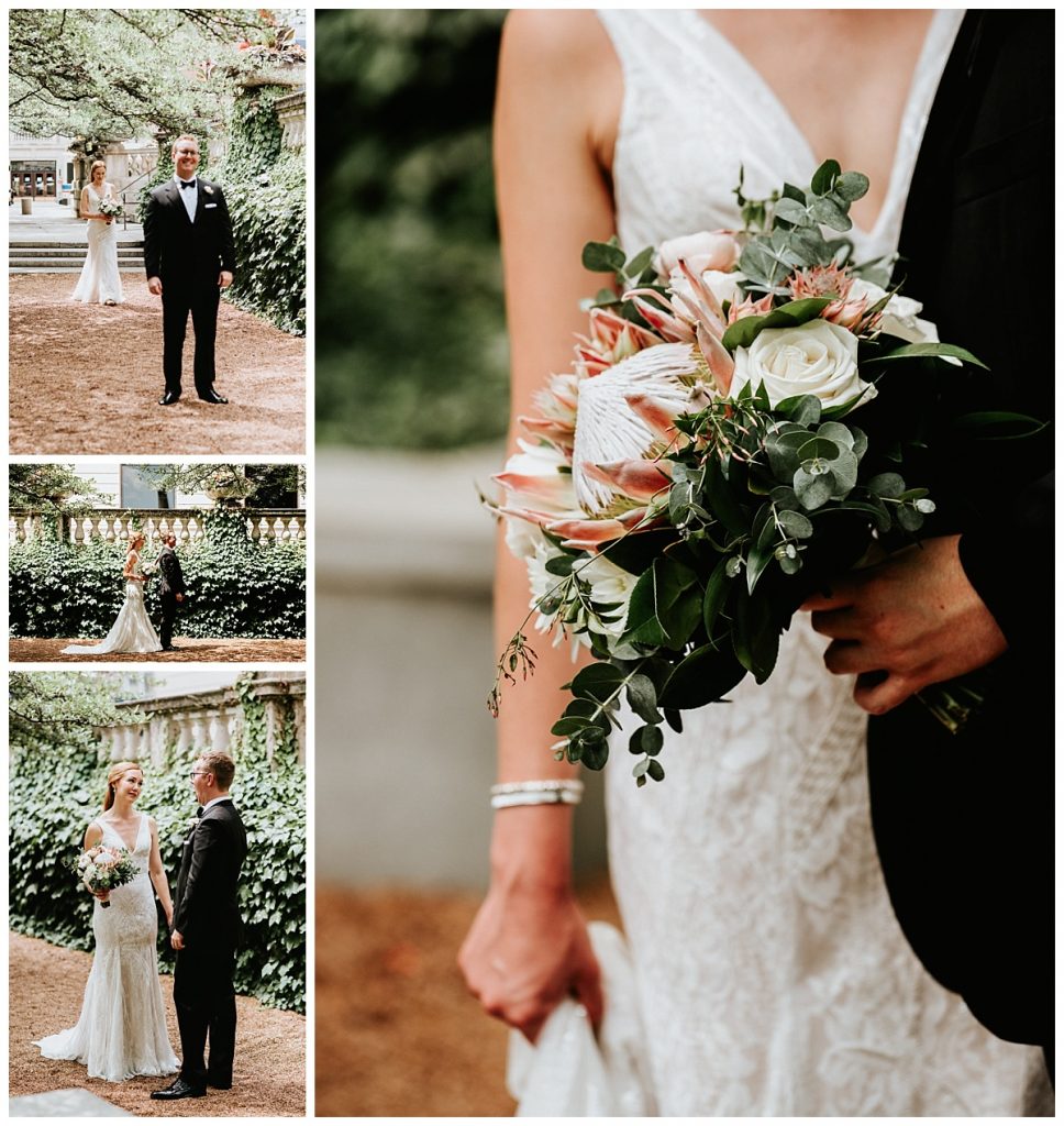 Bride and Groom First Look