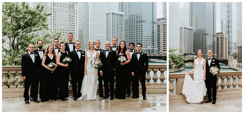 Wedding Party Photos in Chicago