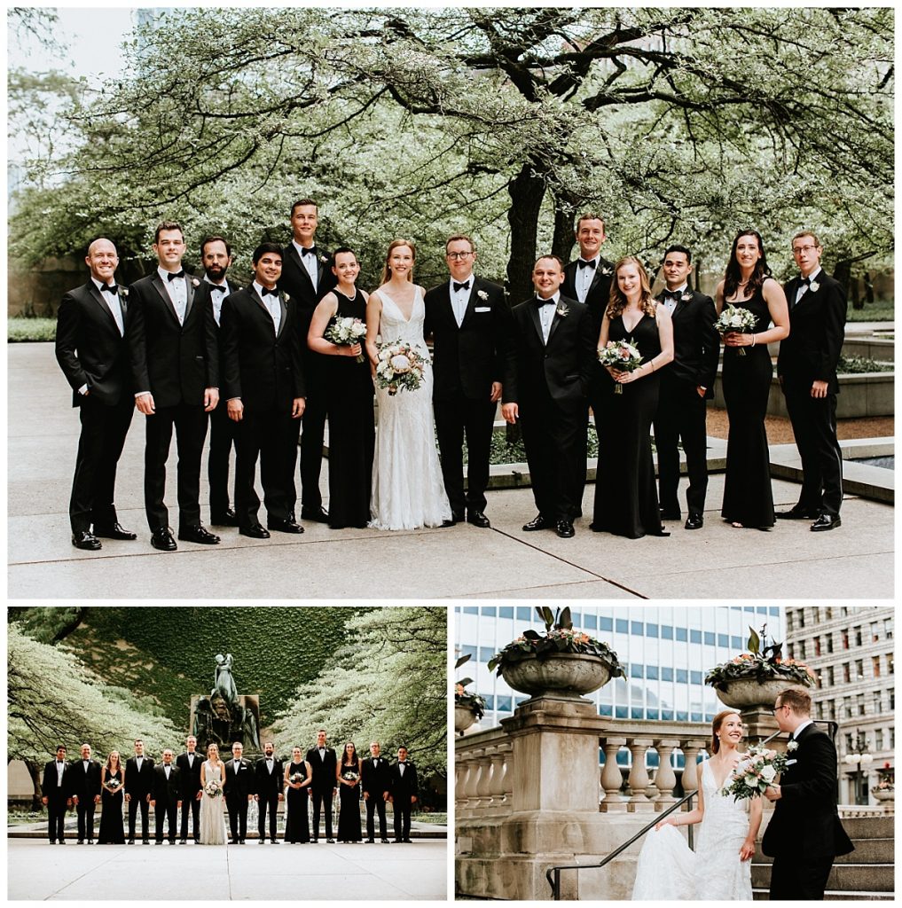 Wedding Party Photos in Chicago